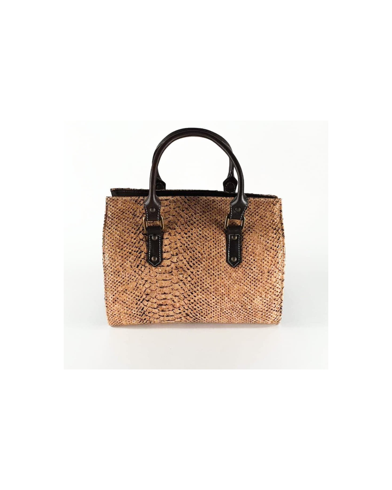 Cork and Leather Woman HandBag Exclusive and Elegant