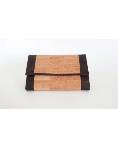 Multifunctional Cork and Leather Wallet for Women