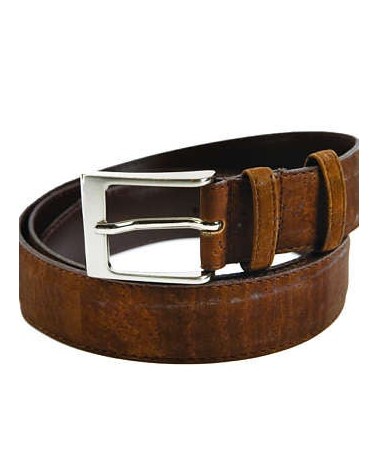 Cork And Leather Belt For Men