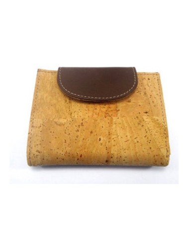 Cork and Leather Wallet for Women